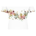 thumbnail image 5 of Patlollav Womens Short Sleeve Tops Fashion Print V-neck Spring Summer Shirts, 5 of 6