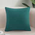 thumbnail image 1 of Nvzi 2 fundas de almohada de lino y algodón de color sólido, funda de almohada simple de color puro, con cualquier cama es brillante 15,75 x 23,62 pulgadas (verde oscuro), 1 of 5