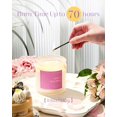thumbnail image 3 of M&SENSE Lilac Wild Rose Scented Candle, 11.6oz Natural Soy Wax Non Toxic Candle for Home, 2 Wick 70Hours Long Lasting Aromatherapy Candle, Romantic Candles Scented for Wife Mom & Girlfriend, 3 of 8
