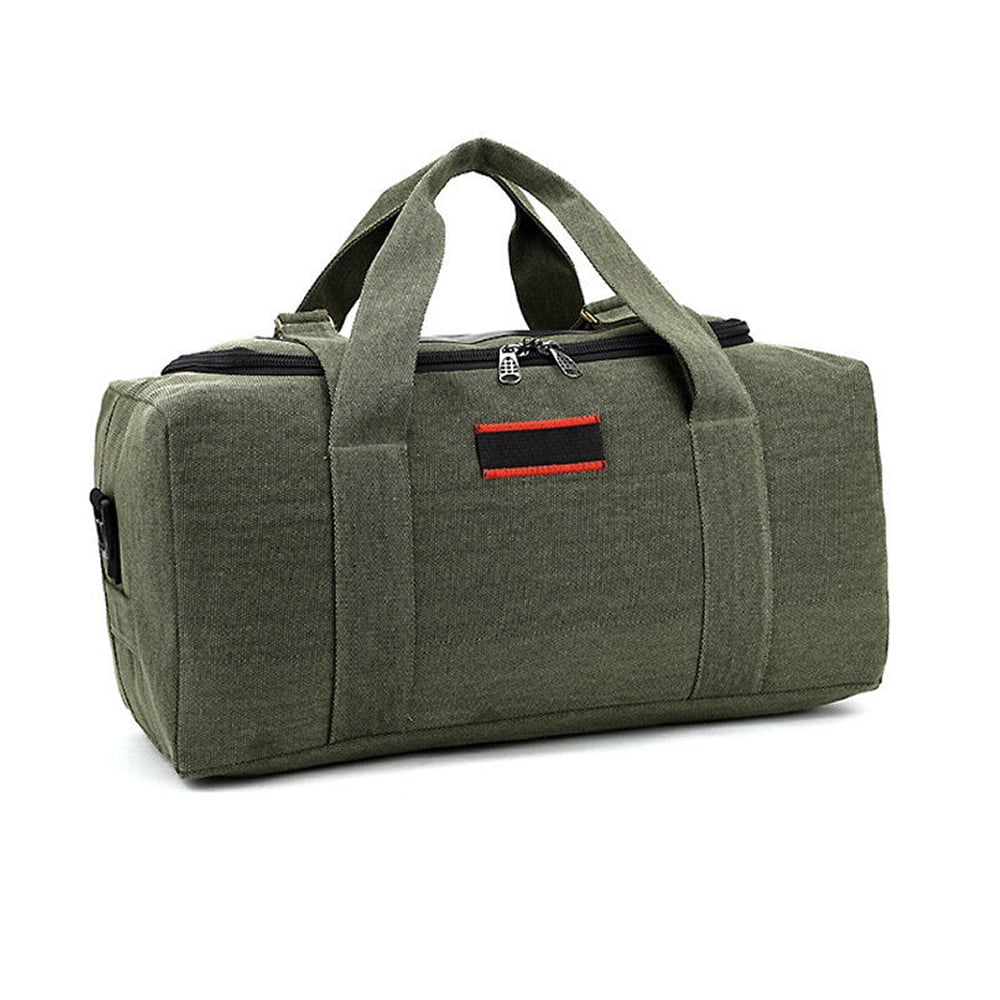 22/26 inch Canvas Duffle Gym Bag Sports Travel Luggage Handbag Shoulder