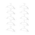 thumbnail image 5 of Miogawg White Plastic Clothes Hangers, Heavy Duty Coat Hangers 10 Pack, Premium Thick Wide Shoulder Suit Hanger With Non-Slip Hook, Space Saving Hangers For Shirts, Sweaters, Dresses, Pants, 5 of 7