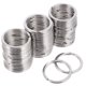 thumbnail image 4 of 50 Uds. De llaveros de Metal, llavero plano dividido, anillos DIY, llaveros de Metal planos divididos, anillos, llaveros, 4 of 6