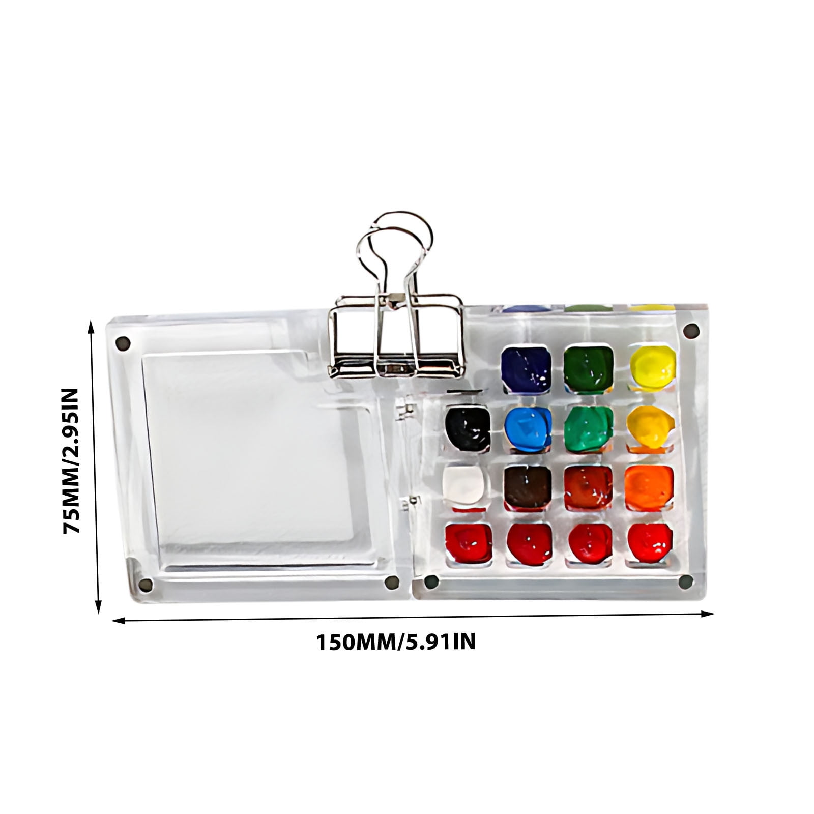 B Compact Watercolor Paint Set With Sketchbook And Brush For Outdoor Travel Sketching
