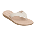 thumbnail image 4 of Sandalias Beira Rio Mujer Blanco Flip-flop Piso Casual blanco 24.5, 4 of 10