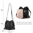 thumbnail image 2 of Bolso tipo bombonera Gladdon Leather Black para mujer, 2 of 7
