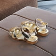 thumbnail image 5 of Oalirro Flat Sandals Children Kids Girls Sandals Princess Heart Hollow Cut-outs Roman Beach Shoes, 5 of 5