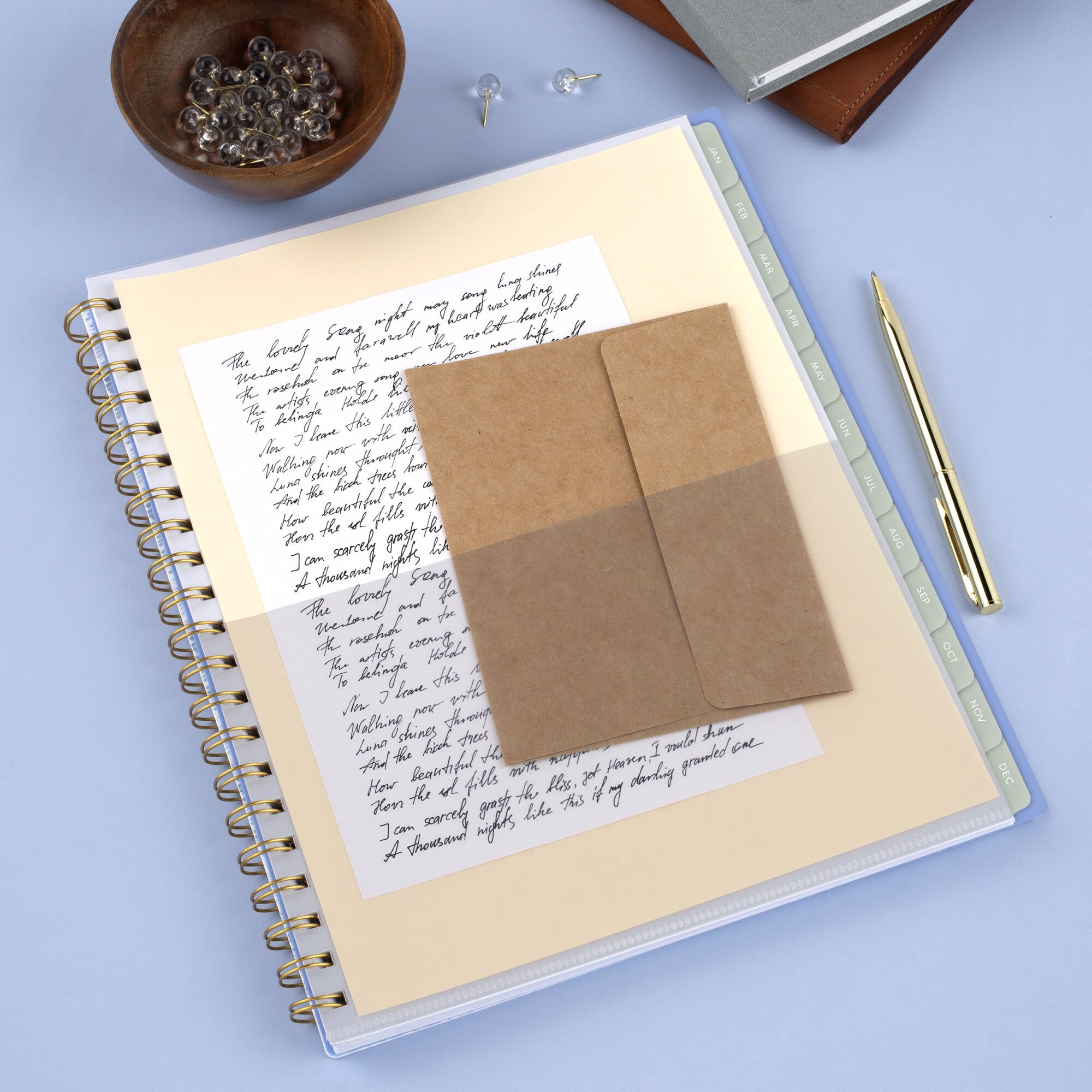 Leah Bisch for Mead Cambridge 2027 Weekly Monthly Planner Herringbone Large 8 12