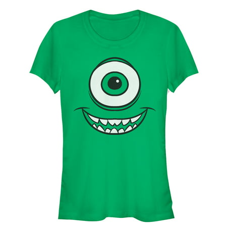 Monsters Inc Juniors' Mike Wazowski Eye T-Shirt