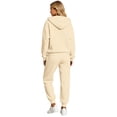 thumbnail image 4 of Szluipve 2 Piece Sets for Women 2 Piece Tracksuit Zip Up Hoodie Jacket Drawstring Jogger Pants Set Long Sleeve Casual Warm Loungewear Outfit for Daily Workout, 4 of 8