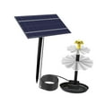 thumbnail image 2 of Fuente de baño de pájaros solares DIY Fácil de instalar Accesorios Fácil de instalar Kit de bomba de bomba de fuente de agua con energía solar Juego 4W, 2 of 8