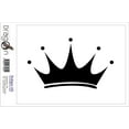 thumbnail image 2 of Sticker - Decal - JDM - Die cut - Crown Decal Car Window Laptop - black - 149mm x86mm, 2 of 2