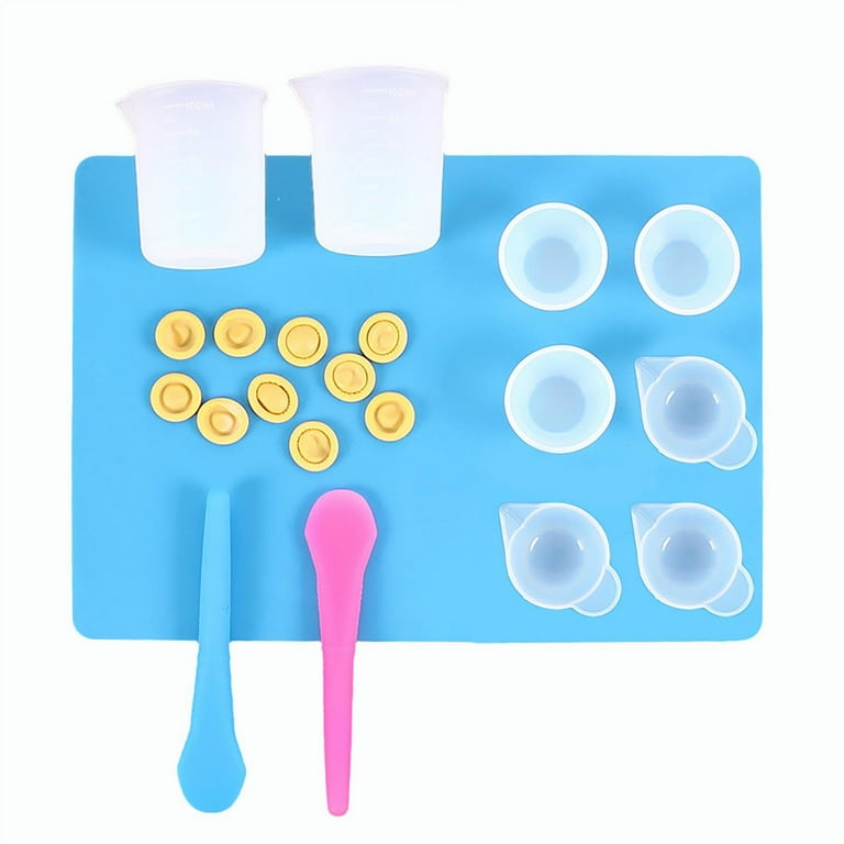 Pianpianzi Silicone Glue Brushes Woodworking Wide Pigments for Resin  Pouring Resin Jewelry Molds Merry Tool Resin Casting Christmas Mould  Silicone