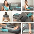 thumbnail image 5 of Masajeador de calor Shiatsu, almohada amasadora, dispositivo de masaje para cuello, espalda, hombros, pies y piernas, masajeador eléctrico de cuerpo completo, almohada de masaje, 5 of 5