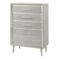 thumbnail image 2 of Ramon 5-drawer Chest Metallic Sterling, 2 of 7