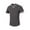 Gray, variant on XuJwPNcy Men's Muscle T Shirts Stretch Short Sleeve V Neck Workout Tee Shirts Solid Color Knit Shirts Gym Athletic Tee Shirts
