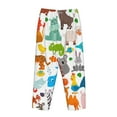 thumbnail image 5 of Sigee Animals Print Women's Soft Pajama Pants - Breathable and Comfortable Lounge Sleep Bottoms with Elastic Waistband and Pockets-Small, 5 of 9