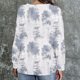 thumbnail image 5 of Blusa informal de moda con estampado de teñido degradado y cuello redondo para mujer Fridja  hj3125, 5 of 5