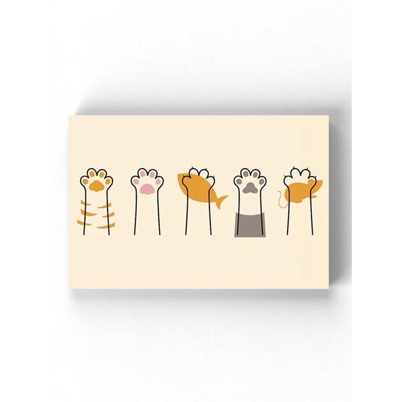 Cat Paws Wrapped Canvas -Image by Shutterstock,