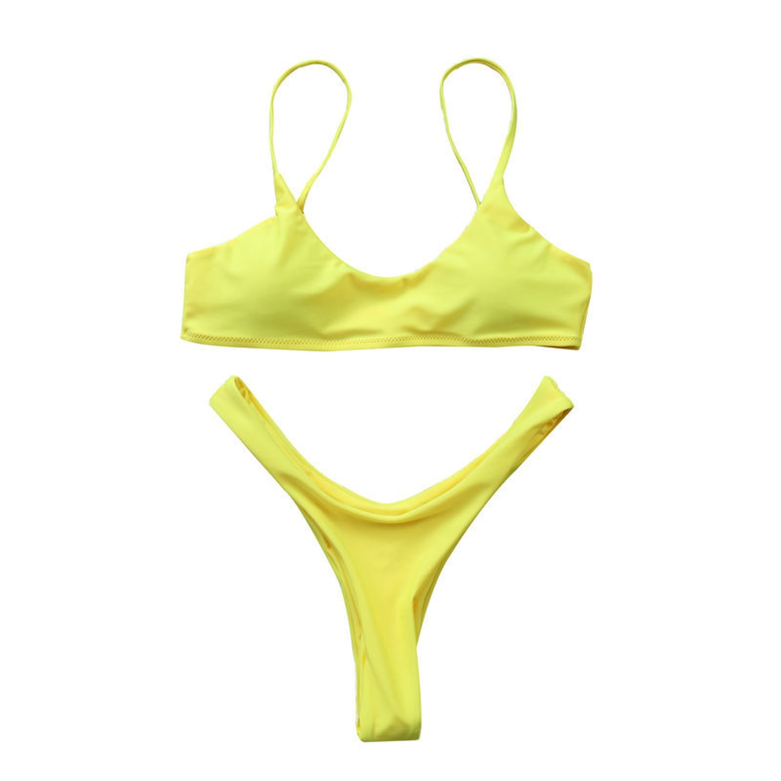 【新品未使用】AQUX⭐︎完売品⭐︎Brazilian Bikinis\"Yellow 新品未使用】AQUX⭐︎完売品⭐︎Brazilian Bikinis Yellow