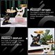 thumbnail image 2 of 1pc Creative Mini Bandeja de perro Práctica Práctica Decoración de perro Bandeja Delicate Animal Decor Bandeja, 2 of 5