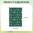 thumbnail image 4 of Lsque Christmas Trees Premium Golf Towel - Ultra Absorbent and Quick Drying Microfiber Towel with Carabiner - Gift for Men -24" X 16", 4 of 8