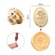 thumbnail image 5 of Cabezal de cobre en forma especial Cabezal de sello en relieve 3D clásico para tarjeta de boda (C), 5 of 8