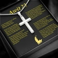 thumbnail image 4 of Collier Croix Psaume 23 Tagalog Awit 23 avec Pendentif en Acier Inoxydable, 4 of 7