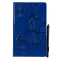 thumbnail image 2 of Kindle Fire HD 10 2017 Release Case, Allytech Embossed with Butterfly Series Folio Stand Wallet Case with Cards/Cash Holder for Amazon Kindle Fire HD 10.1" 7th Generation 2017 Version Tablet, Blue, 2 of 7