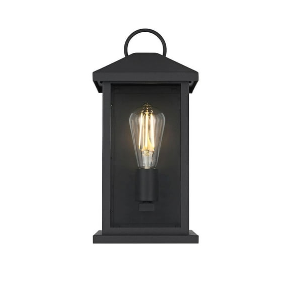 Elegant Lighting Neil 7 Inch Outdoor Wall Sconce In Black