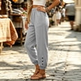 thumbnail image 6 of Hurxie Women's High Waisted Sweatpants Workout Active Joggers Pants Baggy Lounge Bottoms Gray,2XL, 6 of 6
