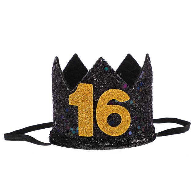 1PC Birthday Party Hat Party Decorative Tiara Crown Eye-Catching Hat Crown