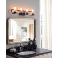 thumbnail image 4 of Carleigh 4 Light Vanity with Black Finish, 4 of 4