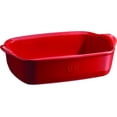 thumbnail image 1 of Emile Henry Ultime Rectangular Baking Dish, 0.9L/0.8 qt, Grand-Cru, 1 of 4