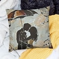 thumbnail image 2 of BANET Throw Pillow Cushion Cover, on Street Violin Themed Graphic Design, Decorative Square Accent Pillow Case 22x22in, 2 of 5