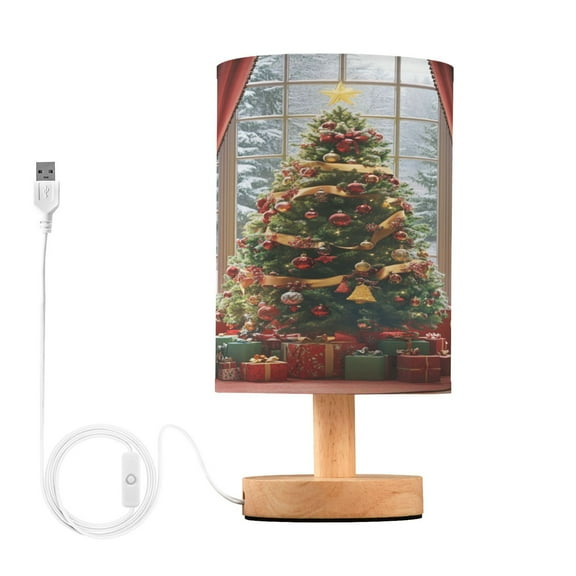 BZSMCE Lamp Modern Christmas Tree with Gifts Creative Patter Night Light