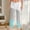 Light Blue, variant on Womens Sweatpants Sevevn Women's Fashion Color-Blocking Pockets Elastic Waist Drawstring Fallow Full Length Pants