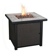 Peaktop - Outdoor Square Propane Gas Fire Pit