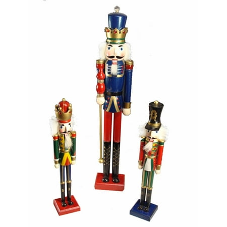 set of 3 traditional christmas soldier nutcrackers table top decorations - Christmas Soldier Decorations set of 3 traditional christmas soldier nutcrackers table top decorations - Christmas Soldier Decorations