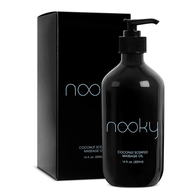 Aceite de masaje Nooky con aceite de coco fraccionado 500 ml