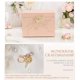 thumbnail image 3 of Joyero con candado organizador de joyas 3 cajones para aretes rosa, 3 of 8