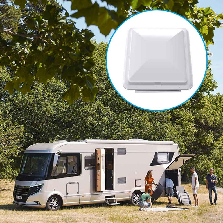 Rv Roof Vent LBK 14" Universal RV, Trailer, Camper, Motorhome (Black 2 Pack) Roof Vent Cover - Vent Lid Replacement , Made In USA For Sale Trailer Roof Vent - Foto 9