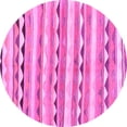 thumbnail image 1 of Ahgly Company Indoor Round Southwestern Pink Country Area Rugs, 6' Round, 1 of 4
