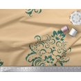 thumbnail image 3 of Soimoi polyester Crepe Fabric Ogee Damask Fabric Prints By Yard 42 Inch Wide, 3 of 5