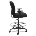 thumbnail image 3 of Alera Alera Mota Series Big And Tall Stool, 32.67" Seat Height, Supports Up To 450 Lbs, Black Seat/black Back, Black Base, 3 of 5