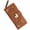 Brown, variant on Wallet Women,Practical Zipper Rfid Wallet Women,Strong Grip Wallet Purse,Coffee