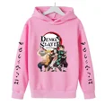 thumbnail image 4 of Nueva sudadera con capucha de Demon Slayer para primavera y otoño para niños, ropa para niños, sudadera con capucha de manga larga para niños, sudadera con capucha de Anime Yaiba, 4 of 5