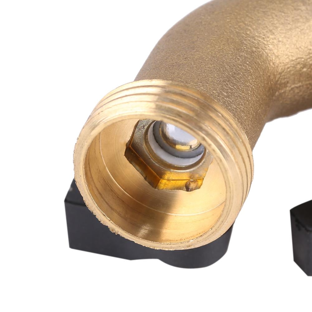 Rdeghly Hose Tap Connector, 4 Way Hose Pipe Splitter,3/4 Inch Brass 4