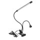 thumbnail image 1 of 7W Nail Art Desk Lamp Flexible Gooseneck 10 Gears 3 Modes Nail Gel Curing Lamp with Clip, 1 of 5