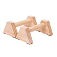 thumbnail image 1 of Lishi Portable Wooden Quadrangle Push-up Bars for Bodybuilding, 30cm, 1 of 5