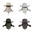 thumbnail image 2 of SPRING PARK Unisex Men Women Summer Outdoor Anti mosquito Sun Neck Face Cover Flap Cap Wide Brim Hiking Fishing Hat, 2 of 6